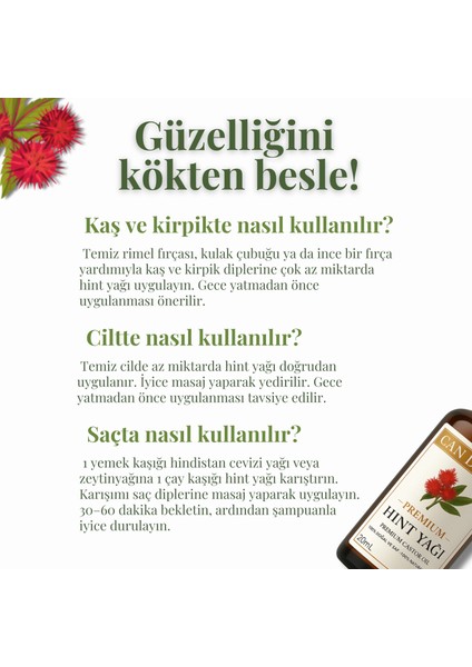 Hint Yağı %100 Saf ve Doğal Soğuk Sıkım 20ML