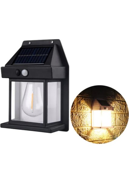 12WATT Güneş Enerjili Solar Dekoratif Duvar Apliği (2 Adet)