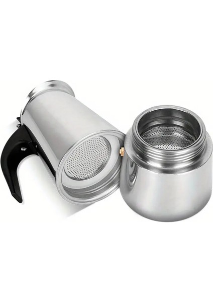 Paslanmaz Çelik Moka Pot / Çelik Italyan Ocak Üstü Moka 450 ml fırsatları