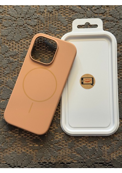 Iphone 16 Pro Uyumlu Magsafe Lansman Silikon Kılıf