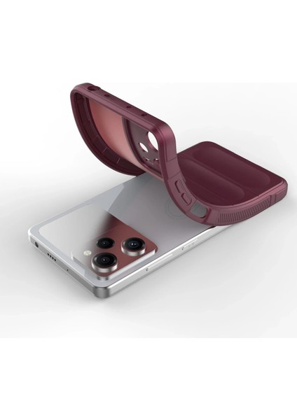 Xiaomi Poco X5 5g Kılıf Optimum Silikon - Bordo Yktsn