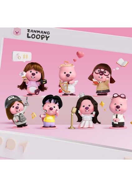 Zanmang Loopy's Moments Serisi Figürler, Rastgele Koleksiyon Figürleri fiyatları