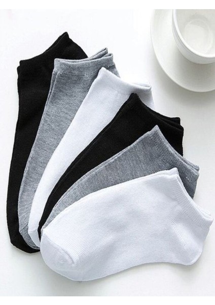 10'lu Ekonomik Paket Patik Unisex Kısa Spor Sneakers Çorap indirimleri