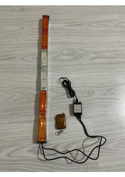 Çakar Lamba 60 cm Sarı-Beyaz 12 Modlu 60CM