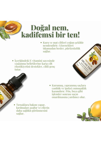 Argan Yağı Saf ve Doğal 20ML