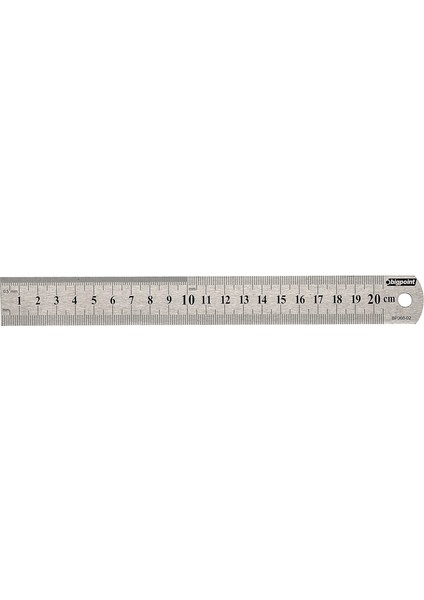 Çelik Cetvel 20 cm 12'li Kutu
