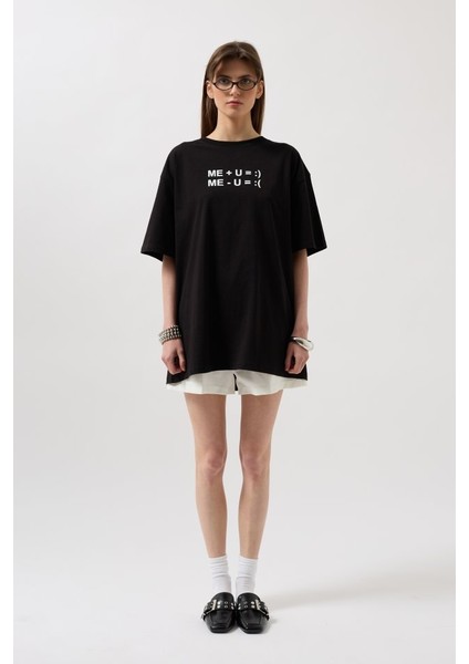 Kabartma Baskılı T-Shirt
