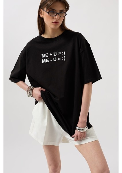 Kabartma Baskılı T-Shirt