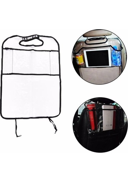 Araba Koltuk Arkası Şeffaf Koruyucu Kılıf Tablet Organizer modelleri