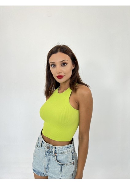 2501 Sporcu Yarım T-Shirt-Yeşil
