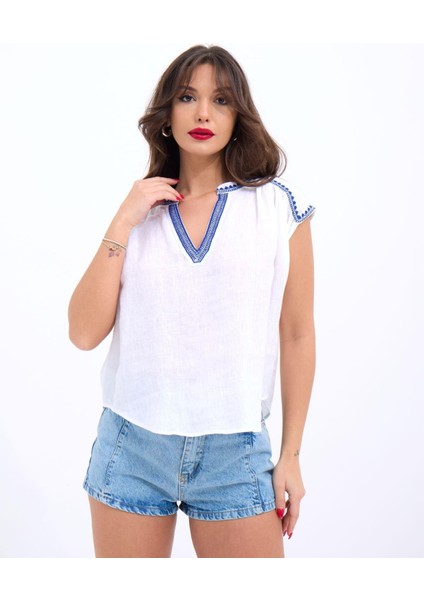 7162 Bluz-Beyaz