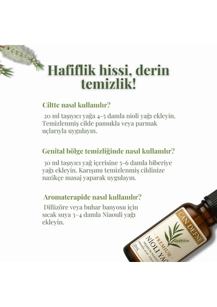 Nioli Yağı %100 Saf ve Doğal 20ML