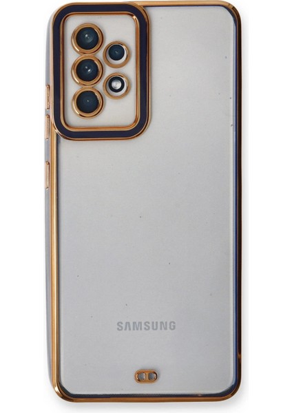 Samsung Galaxy A73 5g Kılıf Liva Lens Silikon - Mavi Yktsn