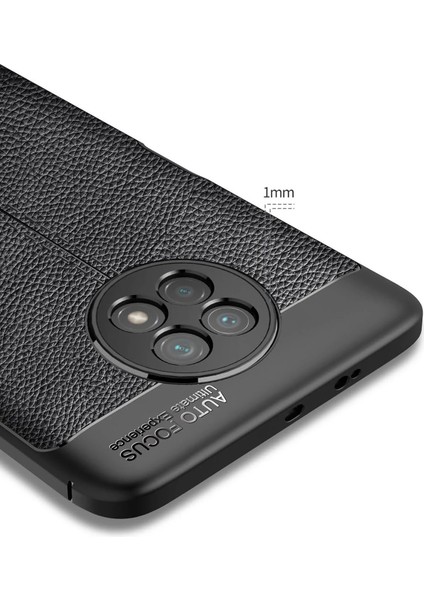 Xiaomi Redmi Note 9 5g Kılıf Auto Focus Kapak - Kırmızı Yktsn