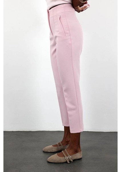 Pembe Önü Flatolu Pantolon 5113
