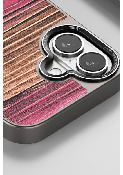 Iphone 16 Pro Max Wave Kapak - Kahverengi Yktsn