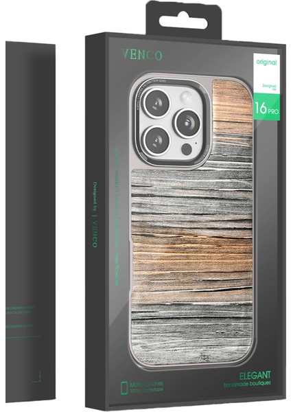 Iphone 16 Pro Max Wave Kapak - Kahverengi Yktsn