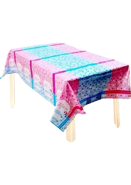Kız Mı Erkek Mi Temalı Kullan At 120X180 cm Tek Kullanımlık Plastik Masa Örtüsü Bayb Shower fiyatları