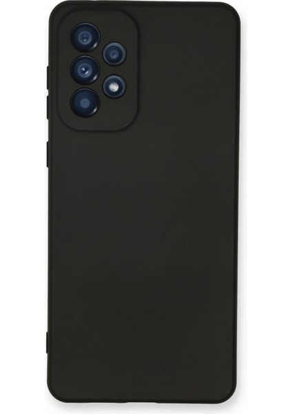 Samsung Galaxy A73 5g Kılıf Nano Içi Kadife Silikon - Siyah Yktsn