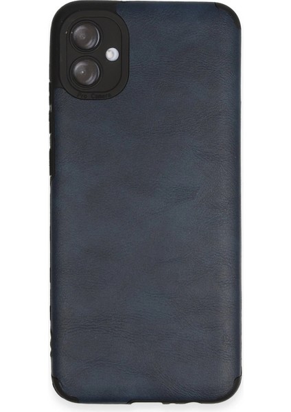Samsung Galaxy A04E Kılıf Loop Deri Silikon - Lacivert Yktsn
