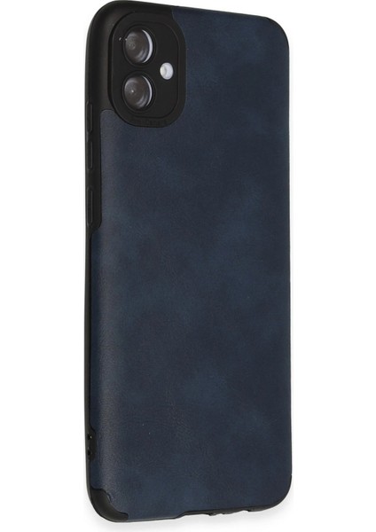 Samsung Galaxy A04E Kılıf Loop Deri Silikon - Lacivert Yktsn
