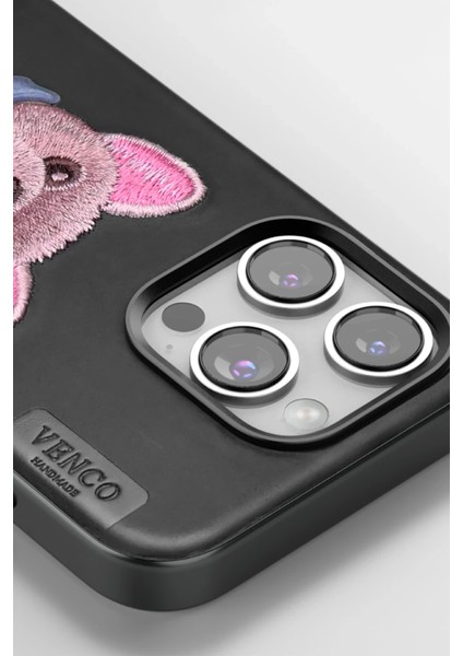 Iphone 16 Pro Cute Desenli Kapak - Lacivert Yktsn