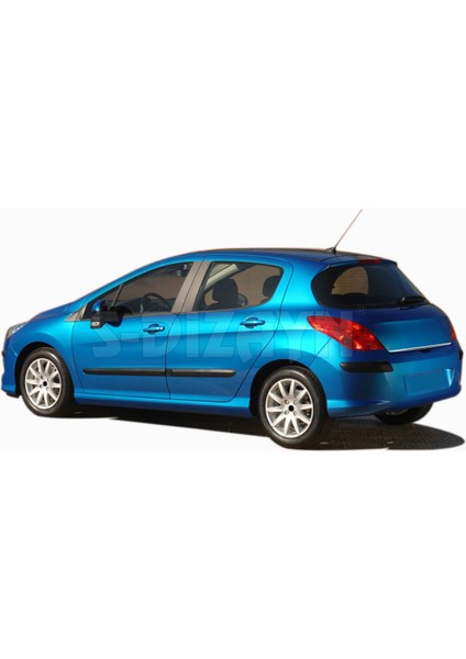 S-Dizayn Peugeot 308 Krom Bagaj Alt Çıta 2007-2013