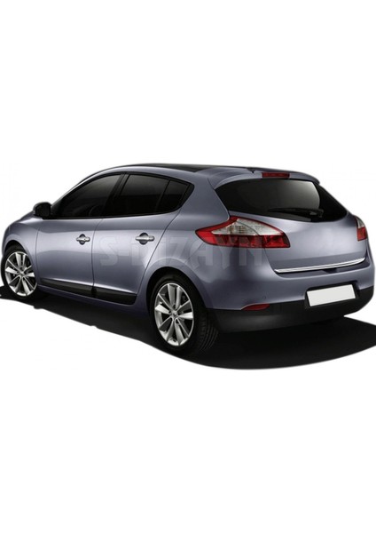 S-Dizayn Renault Megane 3 Krom Bagaj Alt Çıta 2010-2016