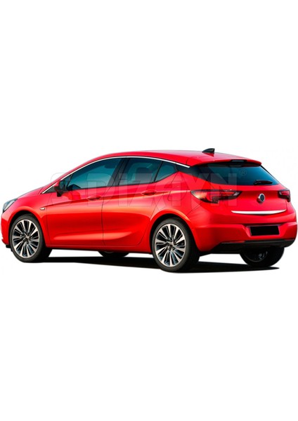 S-Dizayn Opel Astra K Hb Krom Bagaj Alt Çıta 2015-2022