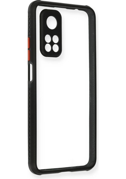 Xiaomi Mi 10T Pro Kılıf Miami Şeffaf Silikon - Siyah Yktsn