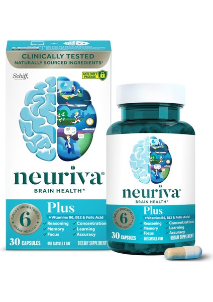 Plus Brain For Memory And Focus Clinically 30 Capsules