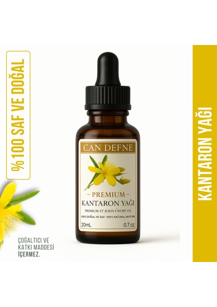 Sarı Kantaron Yağı %100 Saf ve Doğal Soğuk Sıkım 20ML