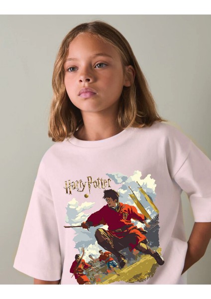 Harry Potter Qudditch Oversize Tişört