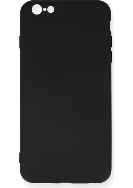 Iphone 6 Plus Kılıf Nano Içi Kadife Silikon - Siyah Yktsn