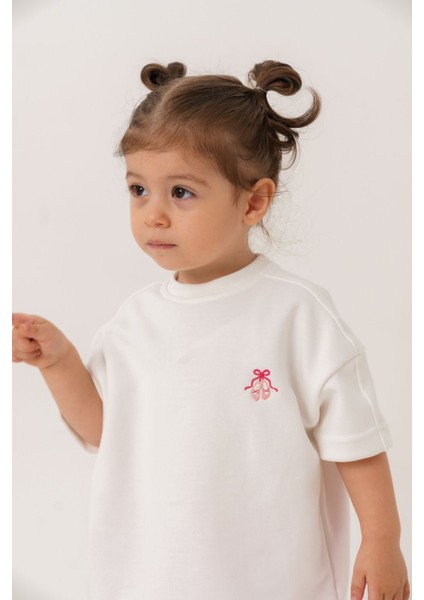 %100 Pamuk Oversize Bebek Çocuk T-Shirt