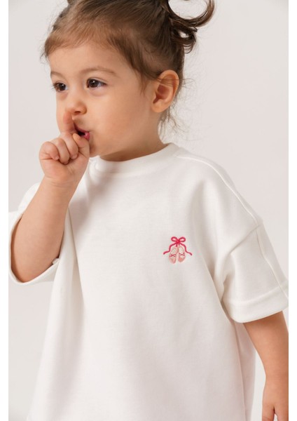 %100 Pamuk Oversize Bebek Çocuk T-Shirt