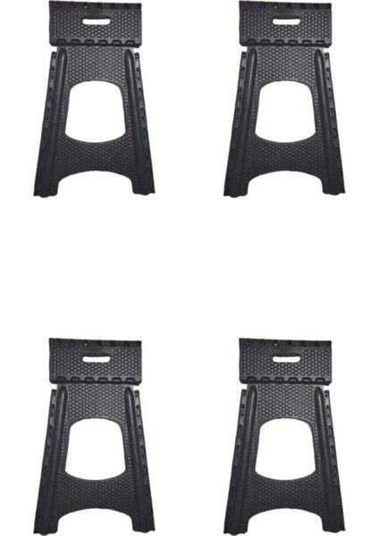 4 Adet Siyah Katlanır Sert Plastik Tabure Sağlam Dayanıklı Malzeme fiyatları