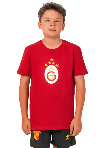 Orijinal 5 Yıldız Kırmızı Çocuk T-Shirt