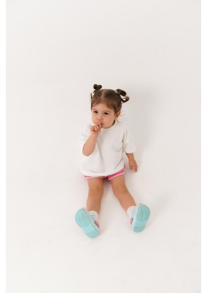 %100 Pamuk Oversize Bebek Çocuk T-Shirt