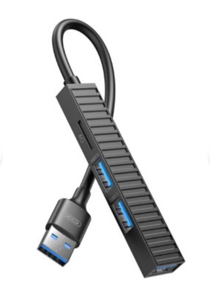 3 Port USB Çoğaltıcı Kart Girişli XO-HUB014A