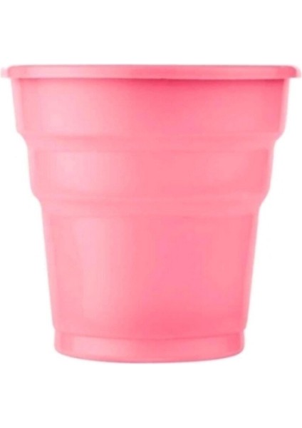 Plastik Bardak Kullan At 25 Adet (1 Paket) Renk Pembe