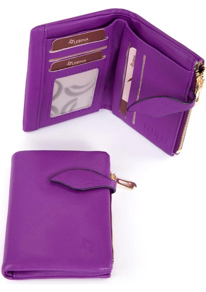 2015 Kadın Yumuşak Deri Çok Bölmeli Cüzdan