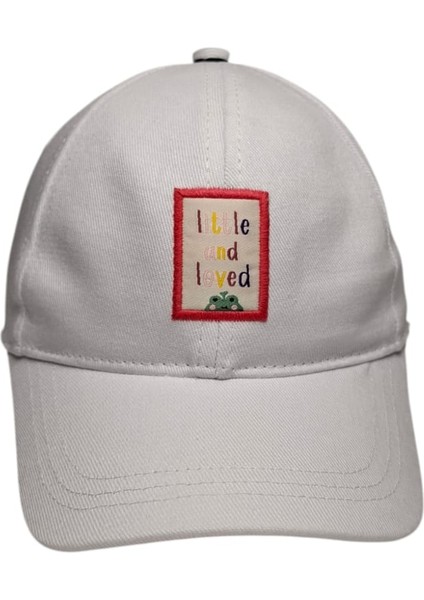 Kitti 4-8 Yaş Kız Çocuk Beyaz Renk Amblem Figürlü Yazlık Şapka fırsatları