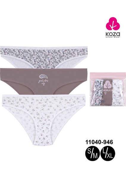 Kadın 3'lü Pamuklu Slip Külot