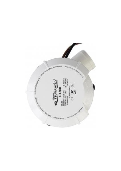 Attwood Tsunami Mk2 Sintine Pompası 24V 1200 Gl/saat Kapasite