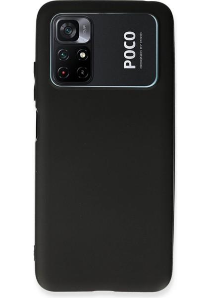 Xiaomi Poco M4 Pro 4g Kılıf First Silikon - Siyah Yktsn