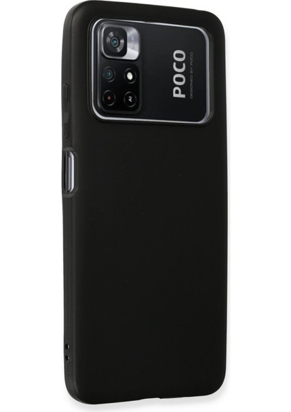 Xiaomi Poco M4 Pro 4g Kılıf First Silikon - Siyah Yktsn