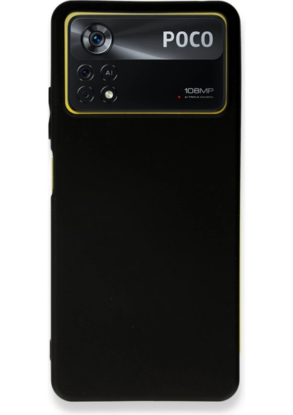 Xiaomi Poco X4 Pro 5g Kılıf First Silikon - Siyah Yktsn