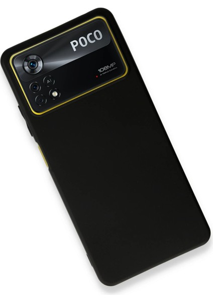Xiaomi Poco X4 Pro 5g Kılıf First Silikon - Siyah Yktsn
