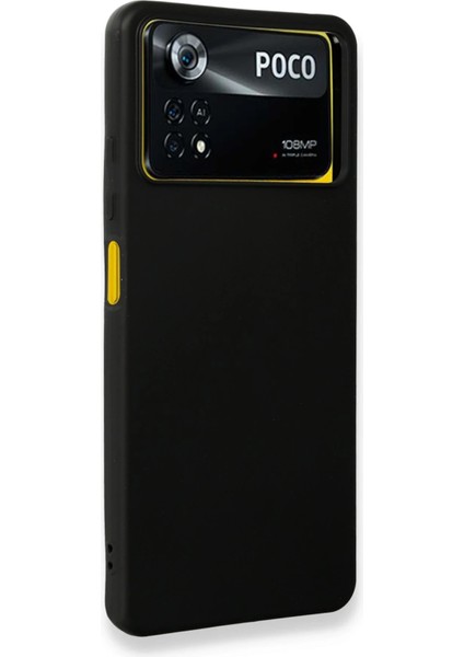 Xiaomi Poco X4 Pro 5g Kılıf First Silikon - Siyah Yktsn